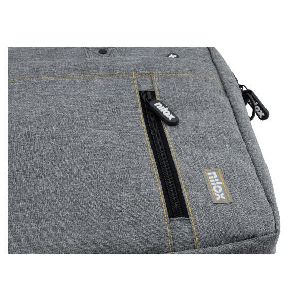Nilox borsa per notebook 15,6 con tracolla Grigio