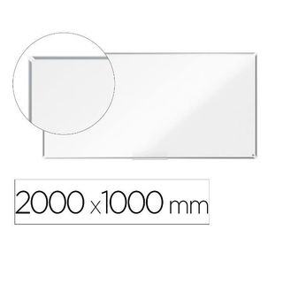 Nobo Premium Plus - Lavagna bianca - montabile a parete - 2000 x 1000 mm - smal…