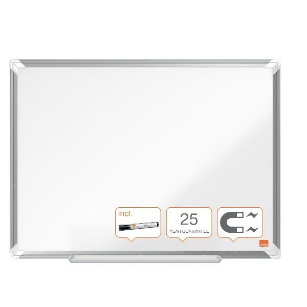 Nobo Premium Plus - Lavagna bianca - montabile a parete - 2700 x 1200 mm - smal…