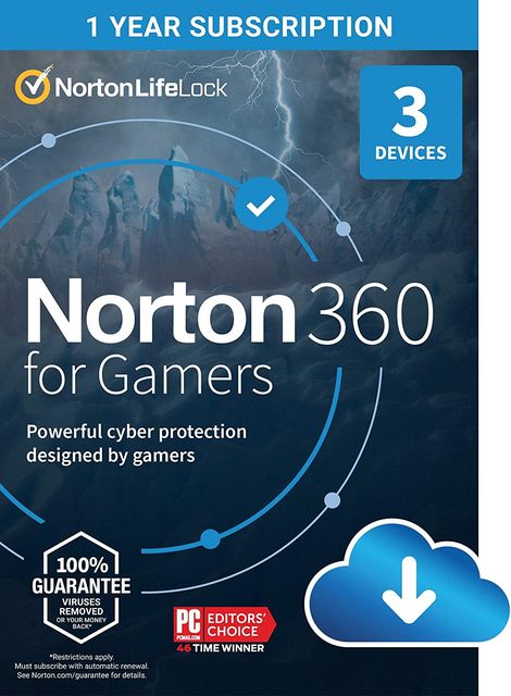 Norton 360 for Gamers - Box pack (1 anno) - 3 dispositivi, 50 GB di spazio stor…