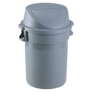 Bidone Maxipush - diametro 55,5 cm - altezza 78 cm - PPL - 80 L - grigio - Medi…