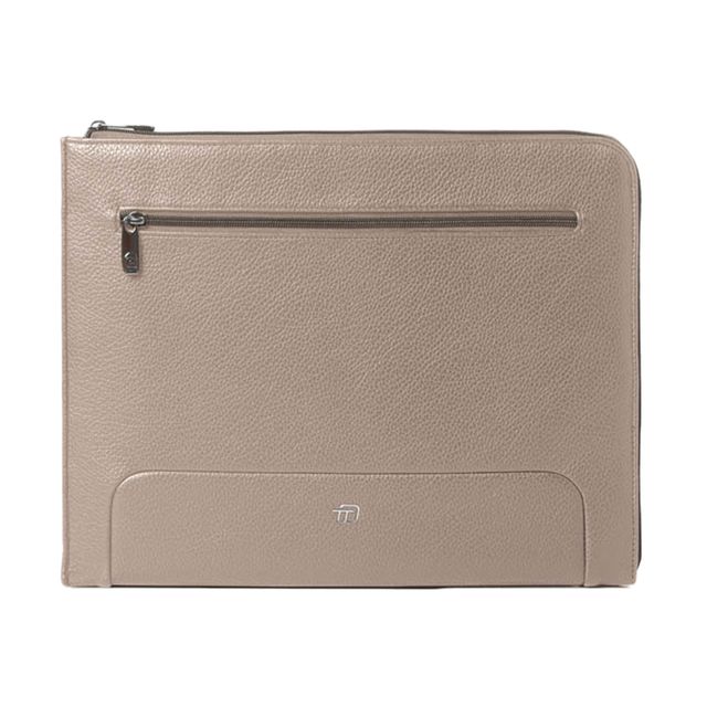Office bag Gate Trended - 20 x 26 x 2 cm - ecopelle - ghiaccio - In Tempo