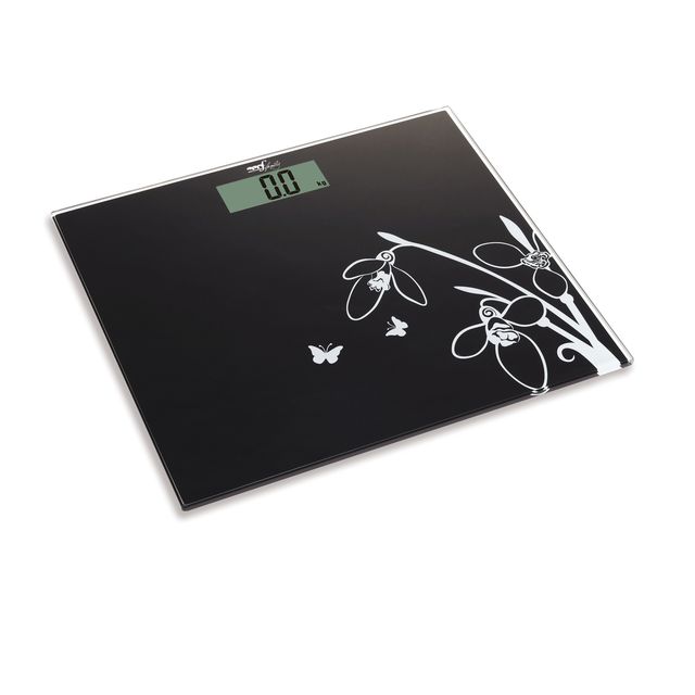 Bilancia elettronica Pesapersone - 26x3x30 cm - capacitA' massima 150 kg - nero…