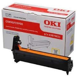Oki - Tamburo - Giallo - C5850/5950 - 43870021 - 20.000 pag