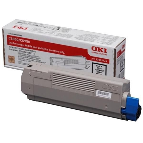 Oki - Toner - Nero - C5850/C5950 - 43865724 - 8.000 pag