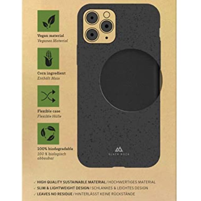 Black Rock Cover - BIODEGRADABLE - Apple iPhone 11 Pro Max