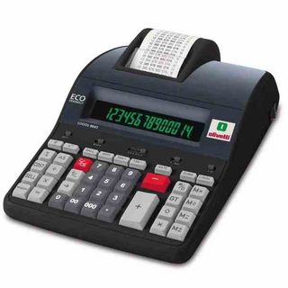 Olivetti Logos 904T - Calcolatrice scrivente con stampa - LCD - 14 cifre - adat…