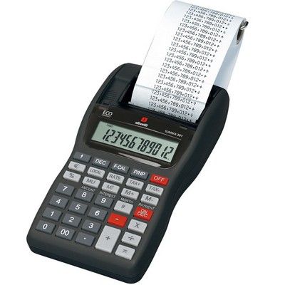 Olivetti SUMMA 301 - Calcolatrice scrivente con stampa - LCD - 12 cifre - adatt…