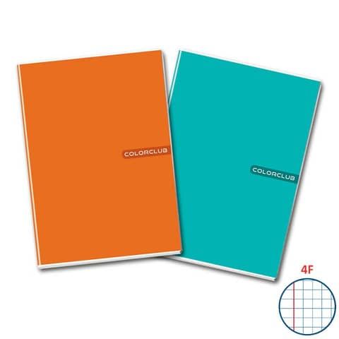 Blasetti Colorclub - Taccuino - A4 - 21 fogli / 42 pagine - a quadretti - dispo…