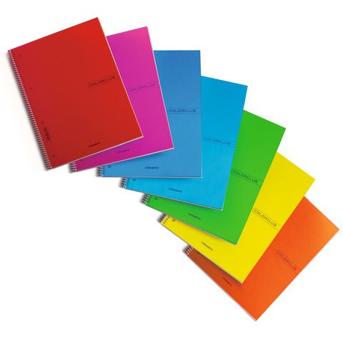 Blasetti Colorclub PPL - Taccuino - rilegatura a spirale - A4 - 70 fogli / 140 …