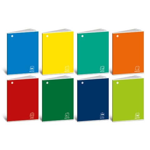 Blasetti Colorface - Taccuino - A4 - 19 fogli / 38 pagine - quadretti - disponi…