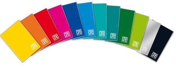 Blasetti One Color - Taccuino - 120 x 170 mm - 20 fogli / 40 pagine - regolabil…