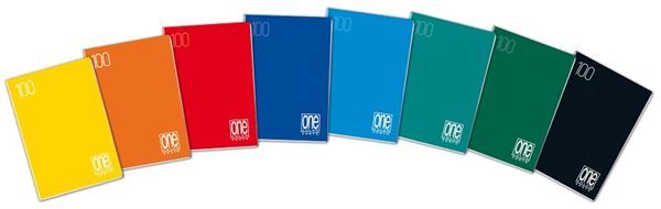 Blasetti One Color - Taccuino - graffettato - A5 - 19 fogli / 38 pagine - quadr…