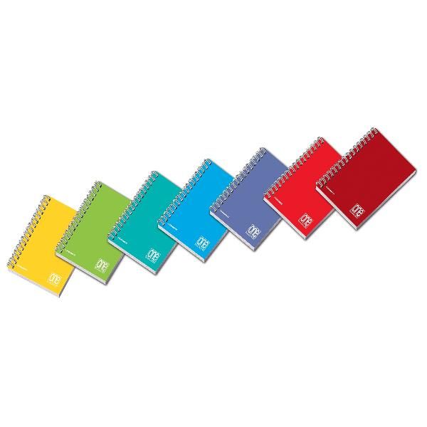 Blasetti One Color - Taccuino - rilegatura a spirale - A6 - 140 fogli / 280 pag…