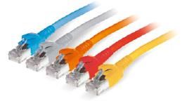 PATCH CORD S/FTP CAT.6A 4X2X26AWG CONDUTTORE A TREFOLO GUAINA FRNC/LSHF COLORE …