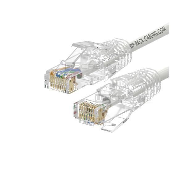 PATCH CORD SLIM U/UTP CAT.6A 4X2X28AWG CONDUTTORE A TREFOLO GUAINA LSHF COLORE …