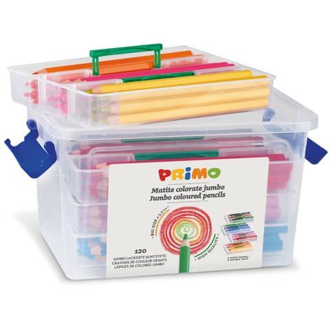 PRIMO JUMBO - Pastello colorato - colori assortiti - 5.5 mm (pacchetto di 120)