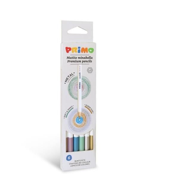 PRIMO Minabella - Pastello colorato - colori assortiti (metallizzati) - 3.8 mm …