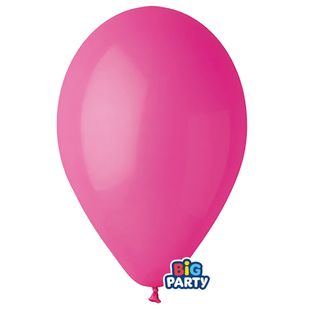 Palloncino - diametro 26 cm - lattice - fucsia - conf. 16 pezzi