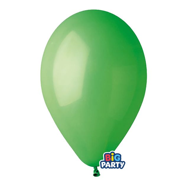 Palloncino - diametro 26 cm - lattice - verde - conf. 16 pezzi