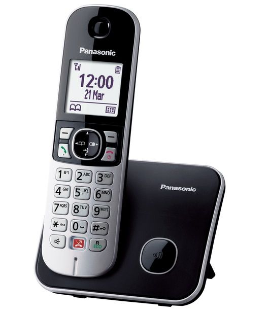 Panasonic KX-TG6851 - Telefono cordless con ID chiamante/chiamata in attesa - D…
