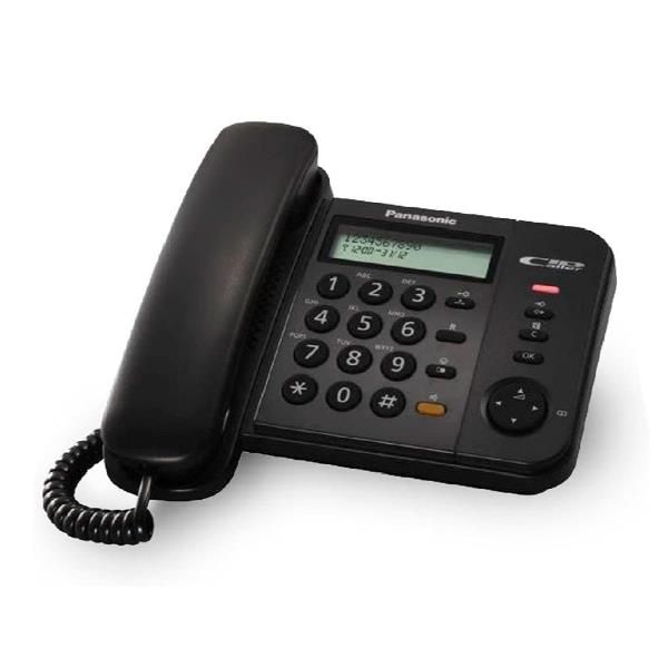 Panasonic KX-TS580EX1B - Telefono con filo con ID chiamante