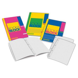 Blasetti book & block - Blocco di ricambio - A4 - 40 fogli / 80 pagine - regola…