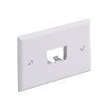 Panduit MINI-COM Classic Series Faceplate - Faceplate - bianco spento - 1 modul…