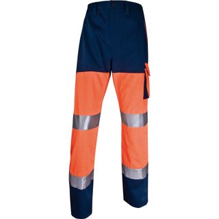 Pantalone alta visibilità PHPA2 - sargia/poliestere/cotone - taglia L - arancio…