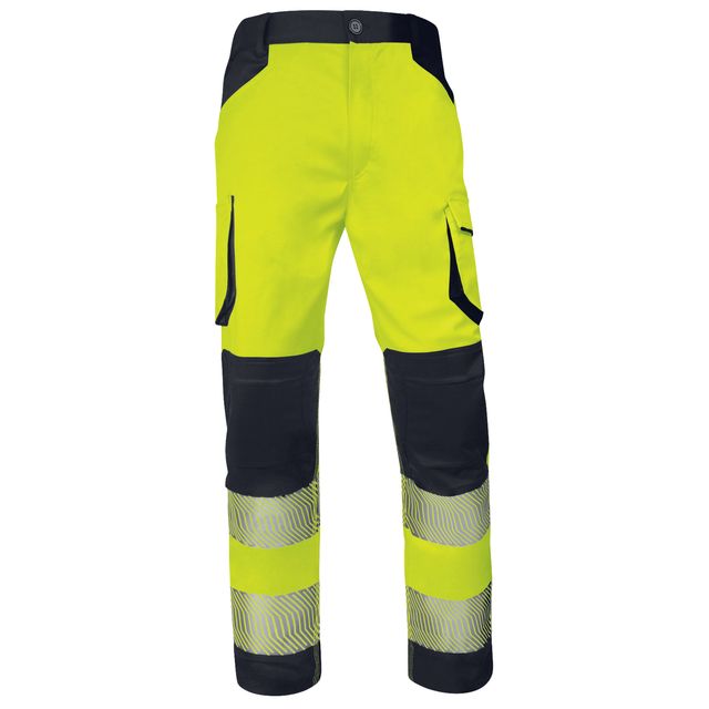 Pantalone multitasche alta visibilità M2PA3S - taglia XL - giallo fluo - Deltap…