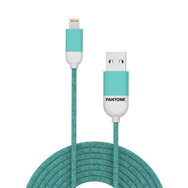 Pantone - Cavo Lightning - USB maschio a Lightning maschio - 1.5 m - ciano - pe…