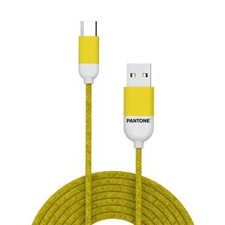 Pantone - Cavo USB - USB-C (M) a USB (M) - 2.4 A - 1.5 m - giallo