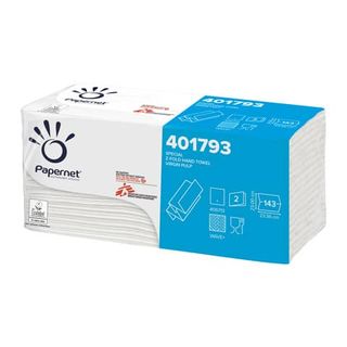Papernet Special - Asciugamani - pura cellulosa - 143 fogli - piega a Z - bianc…