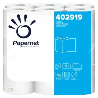 Papernet Special - Carta igienica - pura cellulosa - 180 fogli - rotolo - 19.8 …