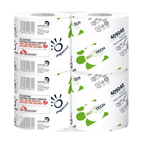 Papernet Superior - Carta igienica - pura cellulosa - 250 fogli - rotolo - 27.5…