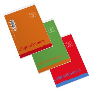 Blocco Colours - A6 - 100 x 150mm - 60 gr - 60 fogli - 5mm - Pigna