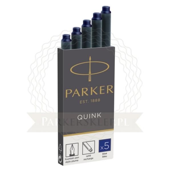 Parker - Cartuccia inchiostro - non permanente - blu (pacchetto di 5)