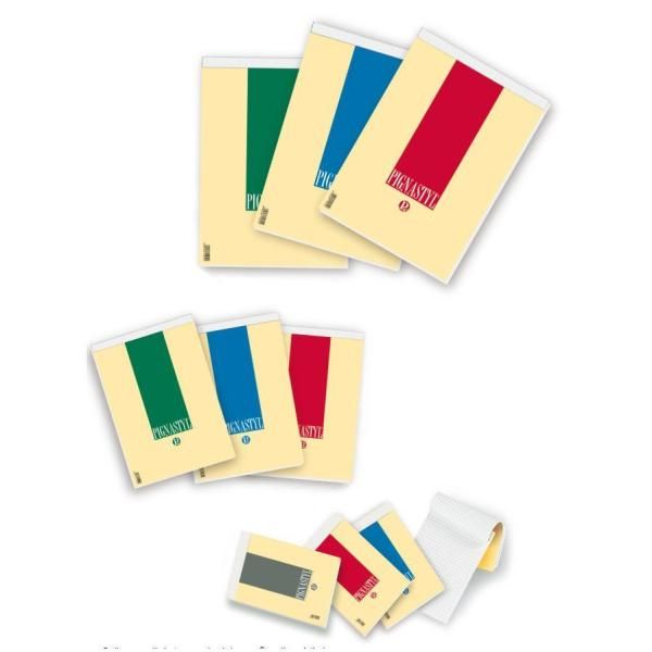 Blocco Pignastyl - A4 - 210 x 297mm - 80gr - 70 fogli - 5mm - Pigna