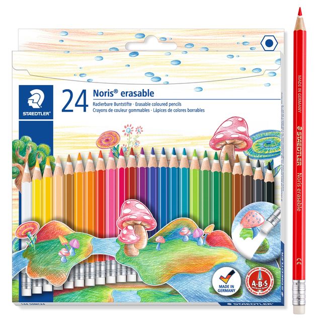 Pastelli colorati Noris cancellabile 144 50 - cancellabili - colori assortiti -…