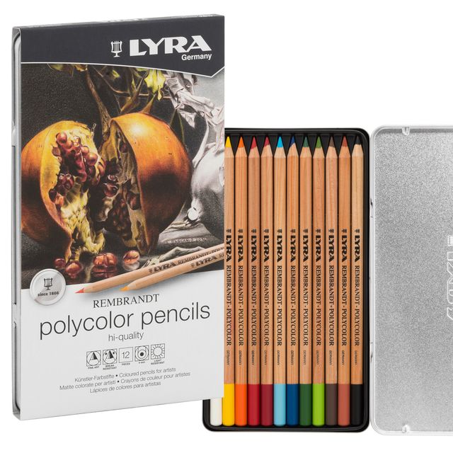 Pastelli colorati Rembrandt Polycolor - 3,7 mm - colori assortiti - Lyra - astu…