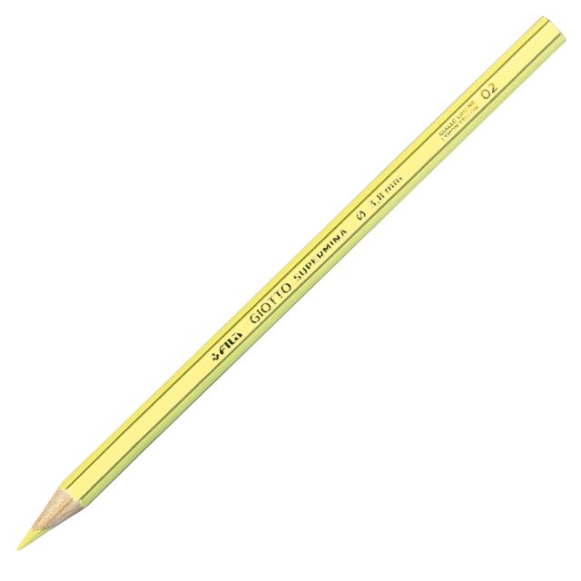 Pastello Supermina - mina 4 mm - giallo limone 02 - Giotto