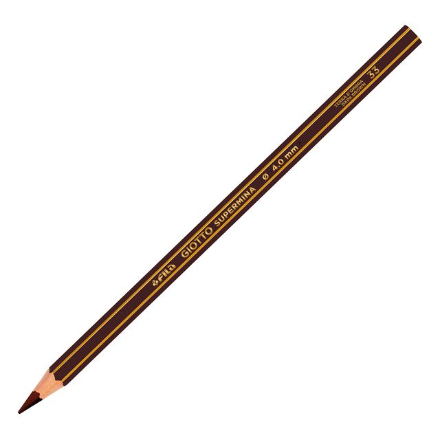 Pastello Supermina - mina 4 mm - terra d'ombra 33 - Giotto