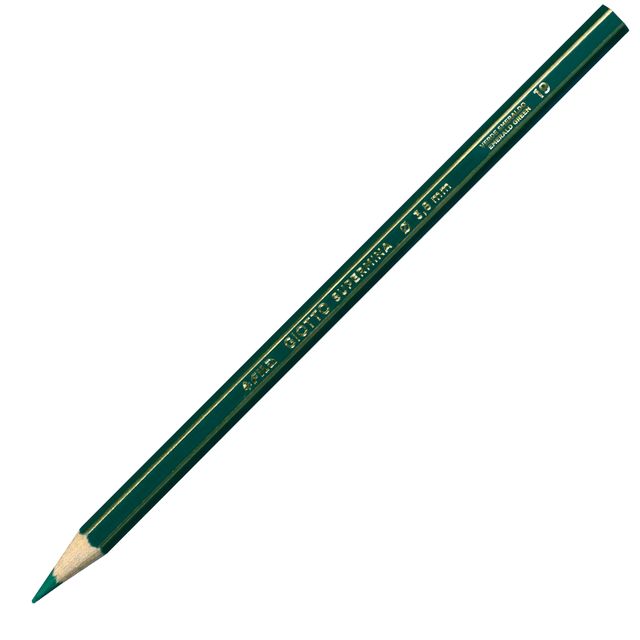Pastello Supermina - mina 4 mm - verde smeraldo 19 - Giotto