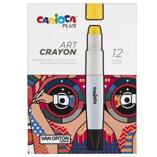 Pastello a cera Art Crayon - Ø 10 mm x 138 mm - colori assortiti - Carioca Plus…