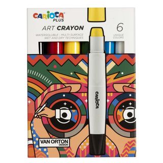 Pastello a cera Art Crayon - Ø 10 mm x 138 mm - colori assortiti - Carioca Plus…