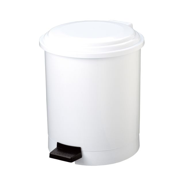 Pattumiera a pedale Ruf - PP - 20 L - diametro 31,5 cm - altezza 42 cm - bianco…