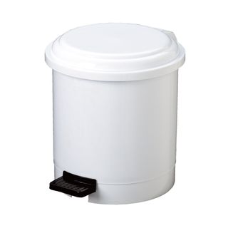 Pattumiera a pedale Ruf - PP - 3 L - diametro 17,5 cm - altezza 21 cm - bianco …