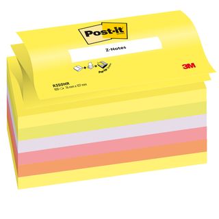 Blocco Post-it Super Sticky Z Notes - R350NR - 76 x 127 mm - assortiti neon - 1…