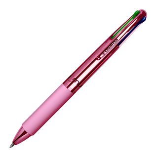 Penna a sfera 4 Multi Chrome - punta 1,00 mm - 4 colori - rose pink - Osama
