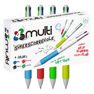 Penna a sfera 4 Multi Color - punta 1,00 mm - 4 colori - Osama